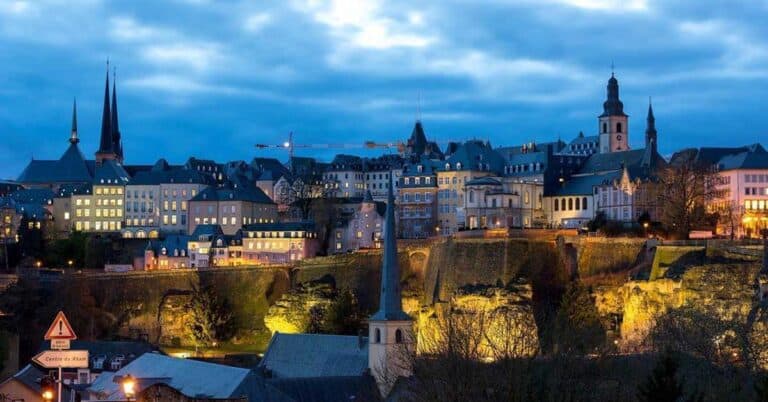 Luxembourg city views.