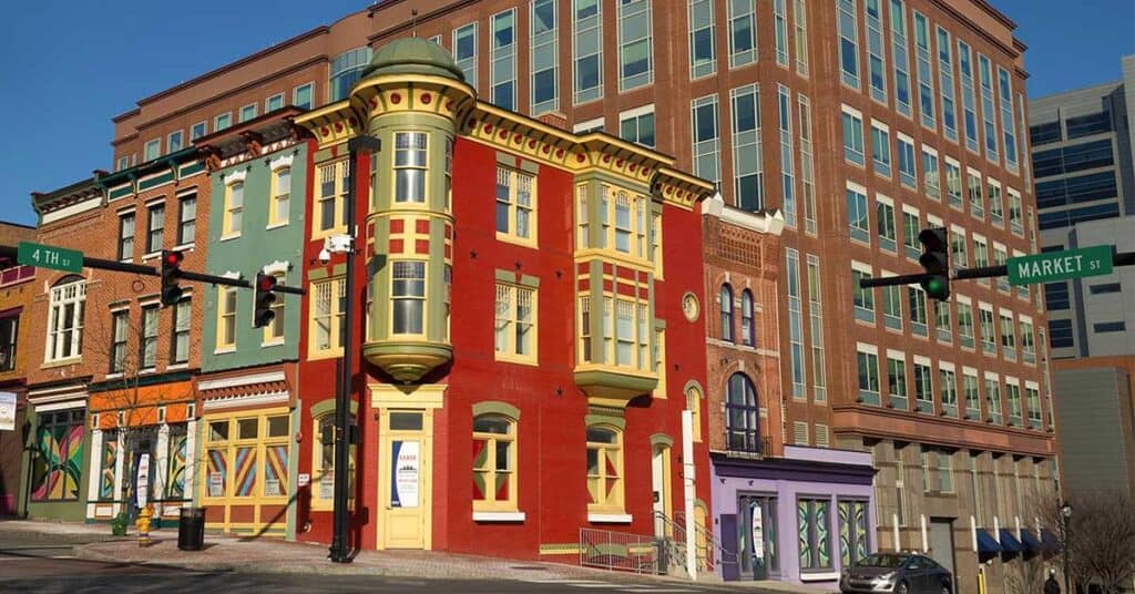 Delaware street buildings