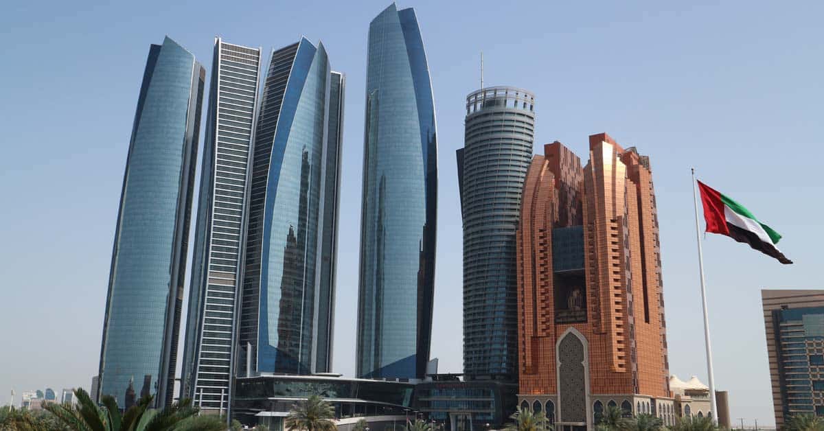 Abu Dhabi Skyscrapers view