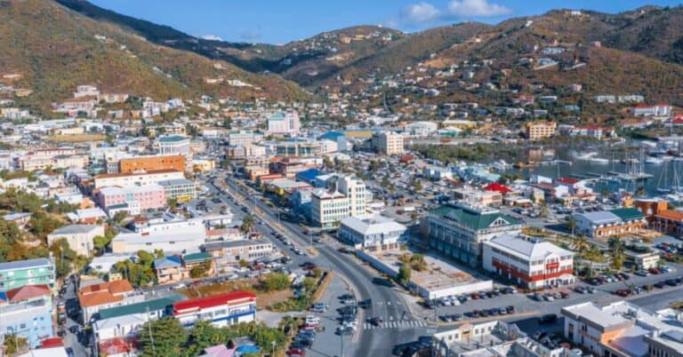 BVI Aerial View of capital