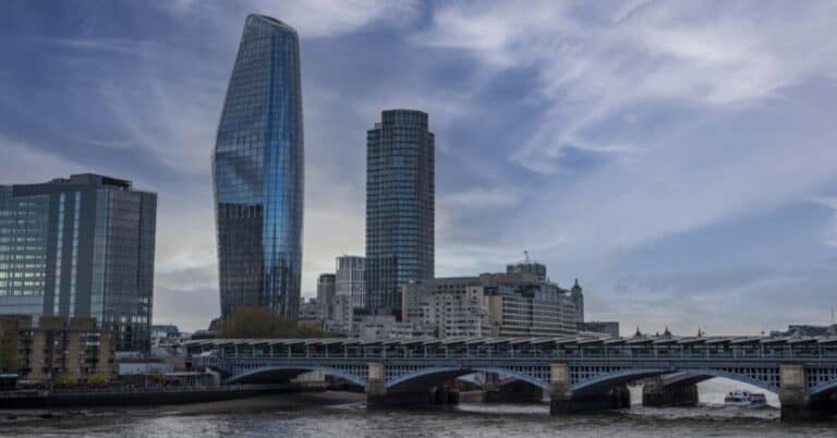 Cityscape view of London