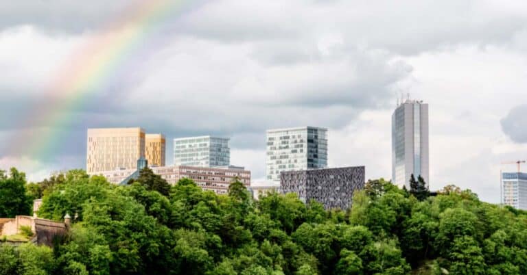 Luxembourg cityscape view