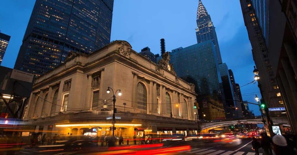 New York Chrysler Building in background