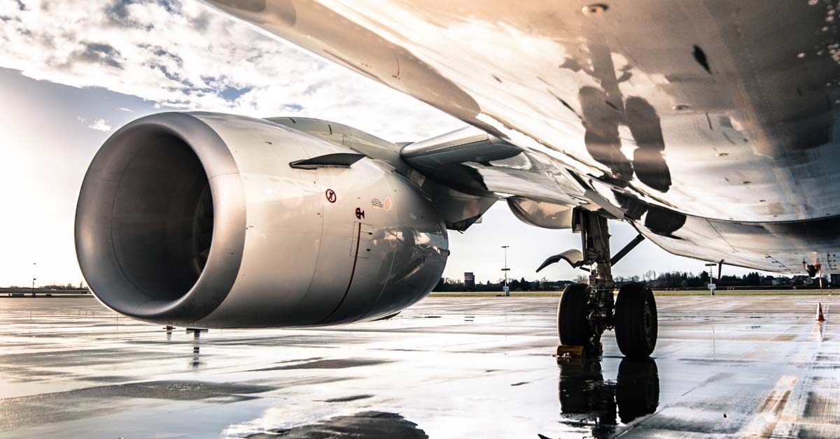 Aviation aeroplane jet engine